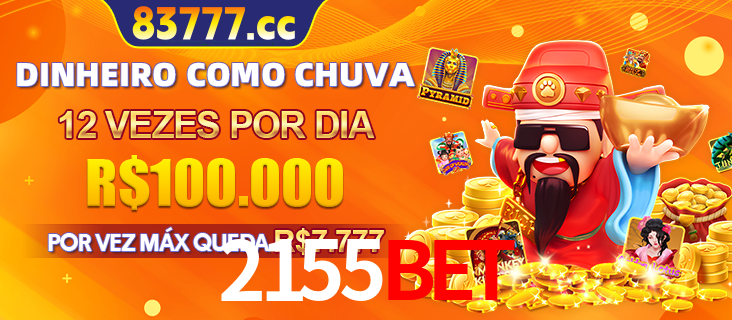 Banner do programa de recompensas Recomende para amigos do 2155bet, detalhando os bônus por convidar amigos, com prêmios que chegam a R$288.888.